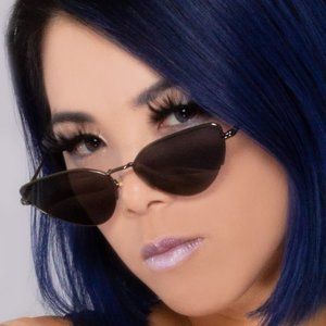 Dime Optics Fairfax Sunglasses in Shiny Gunmetal/Grey